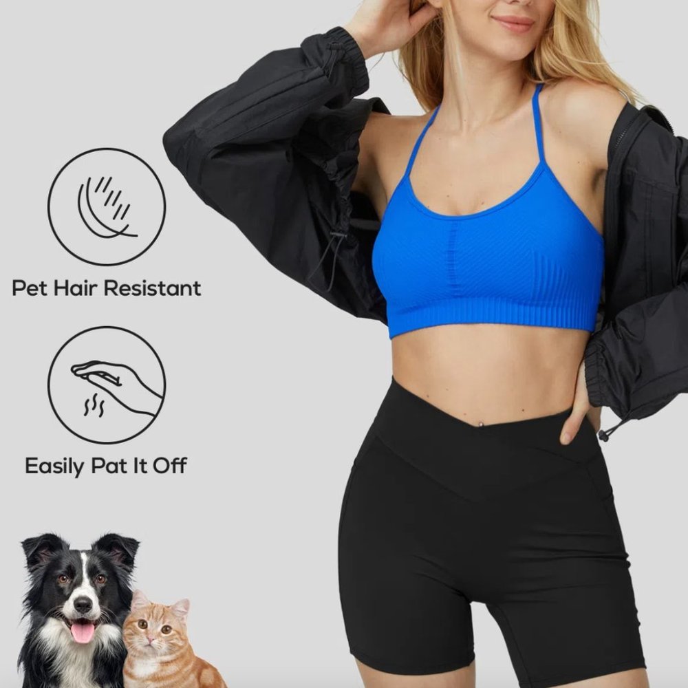 Patitoff™ Crossover Side Pocket Biker Shorts 5 inch